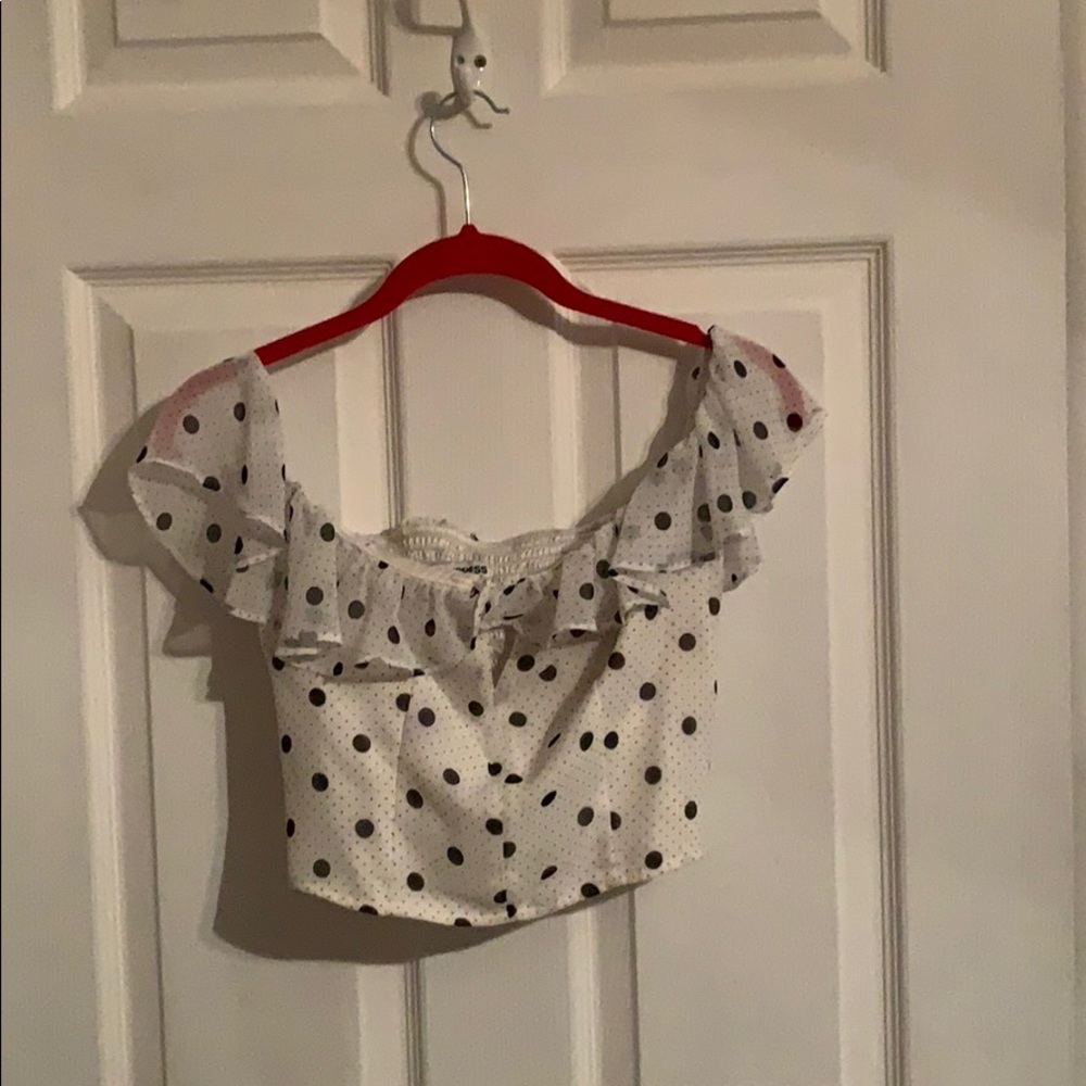 Polka Dot Crop Top